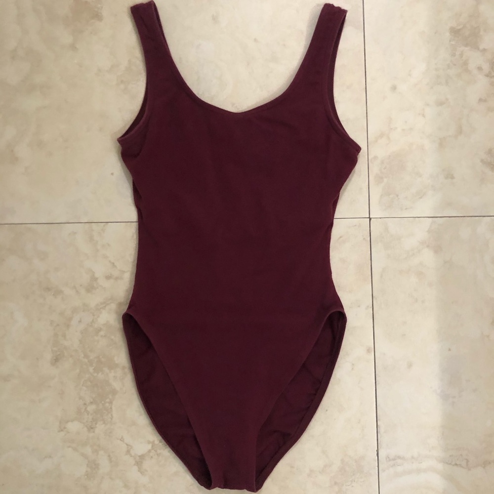Burgundy Leotard
